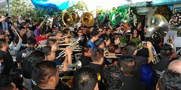Funeral de Virgilio Ruiz, Director de Banda Tierra Mojada