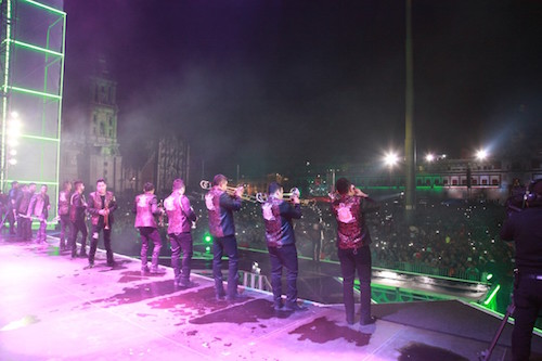Banda La Trakalosa en el Zocalo CDMX