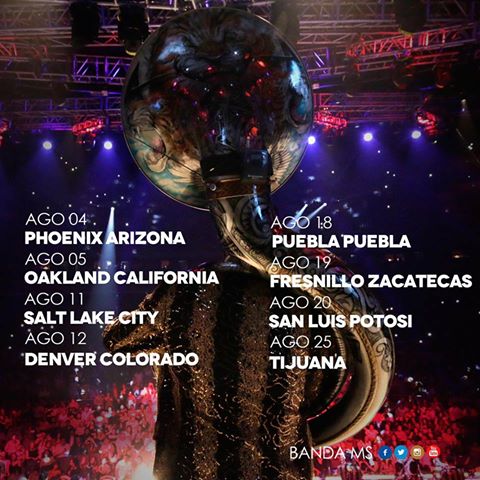 Banda MS - Agenda Agosto 2017