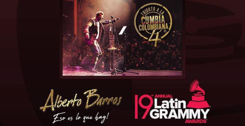 Alberto Barros es nominado al Grammy Latino 2018