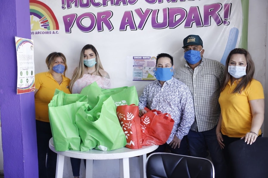 Grupo LMT brinda su apoyo a los más necesitados.