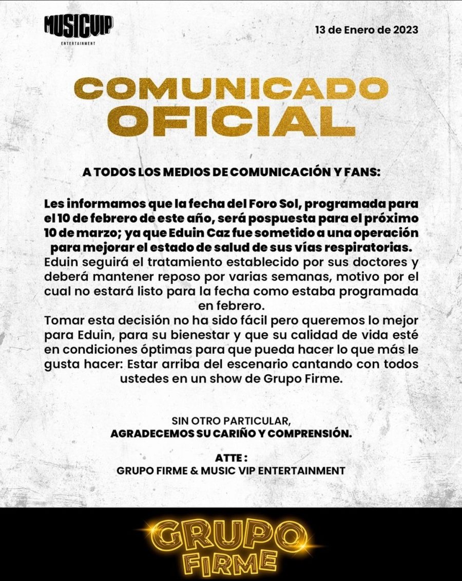Cambio de fecha Firme foro sol
