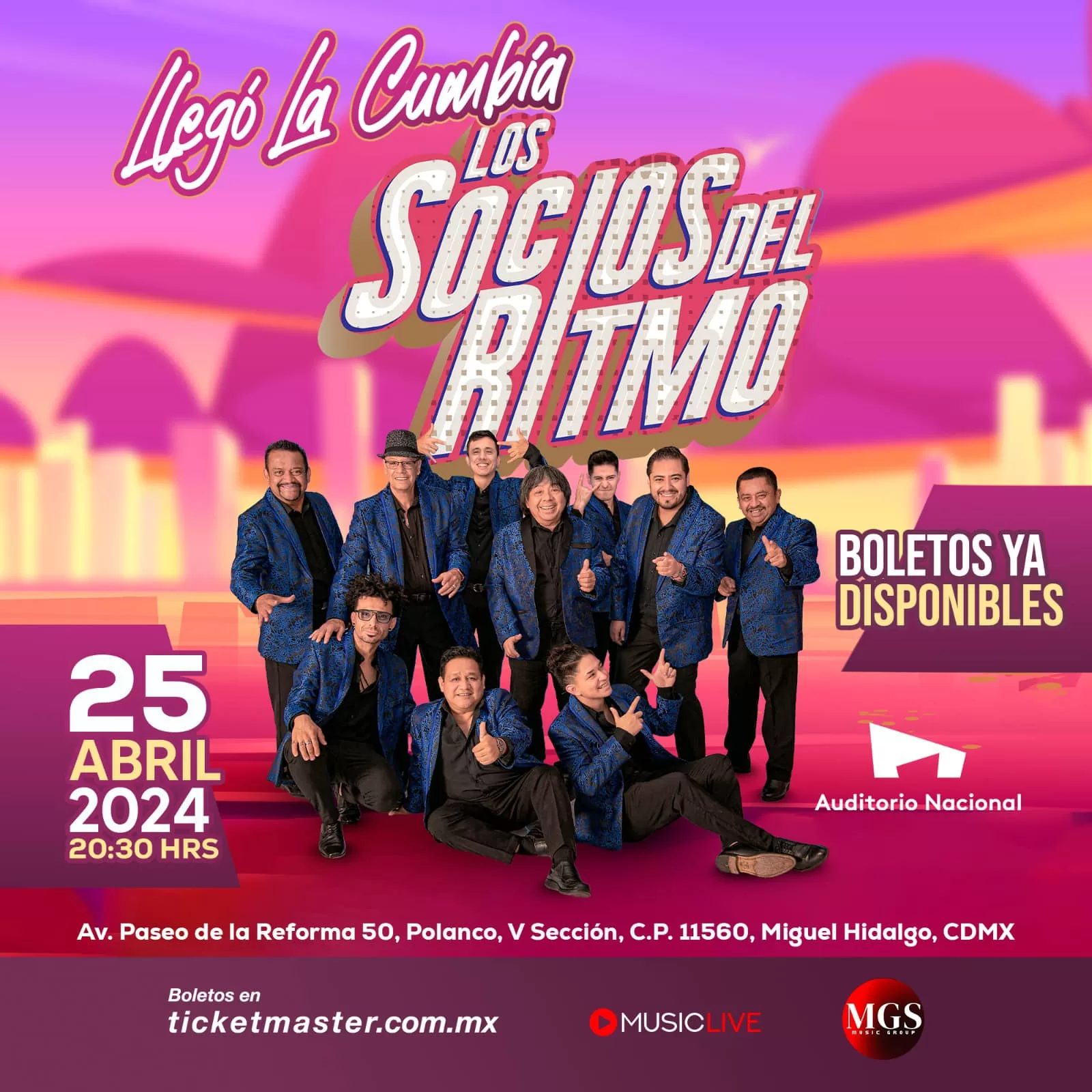 Los Socios del Ritmo en el Auditorio Nacional