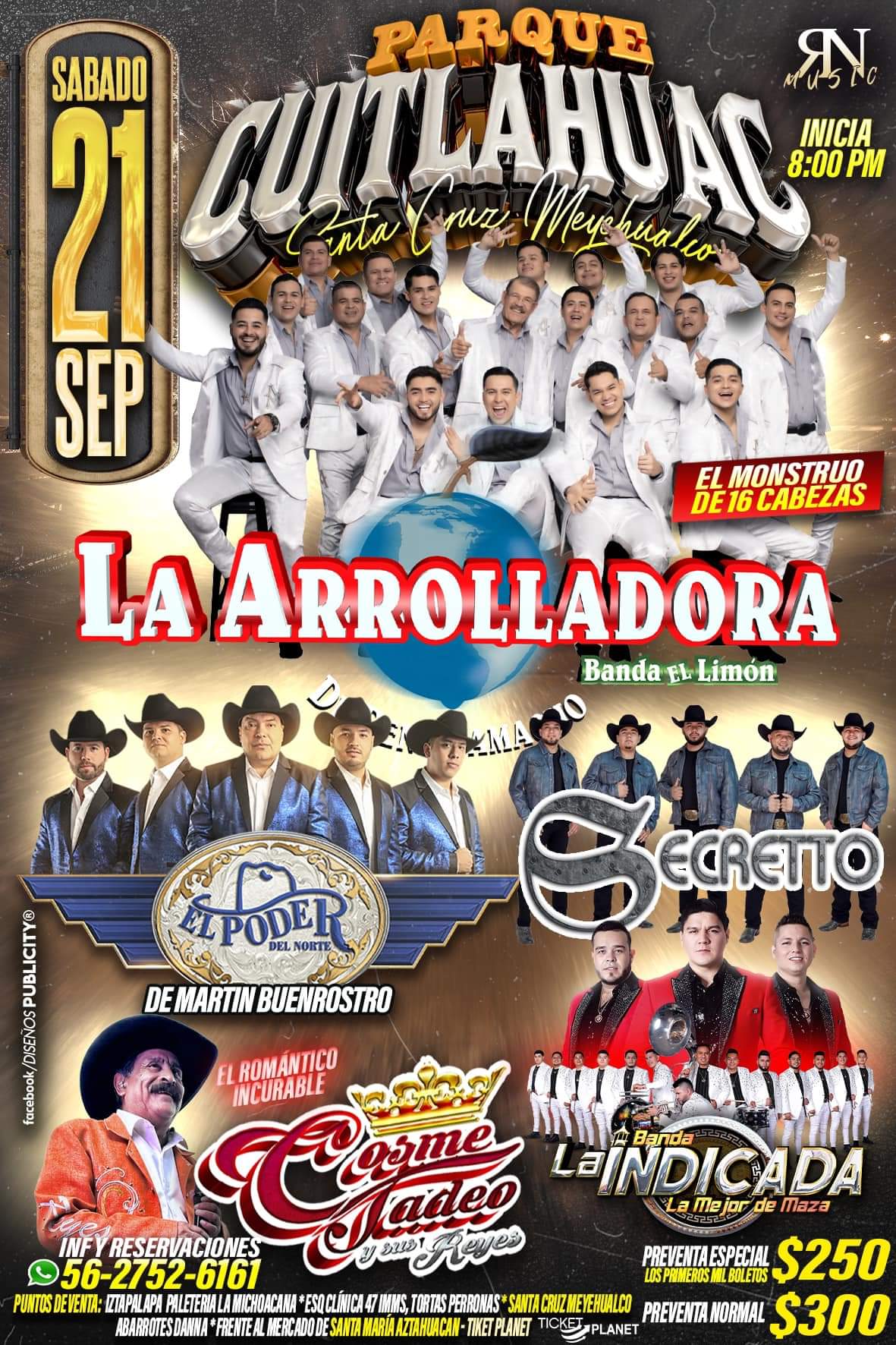 La Arrolladora Parque Cuitláhuac, Iztapalapa